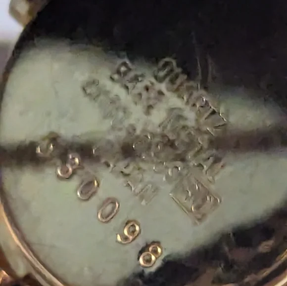 0Rare Vintage Womens Ladies Gold Lassale by Seiko Faceted Crystal Elegant